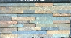 m green rustic stone, Cultured Stone, Green Sandstone Wall Cladding, Wall Tiles