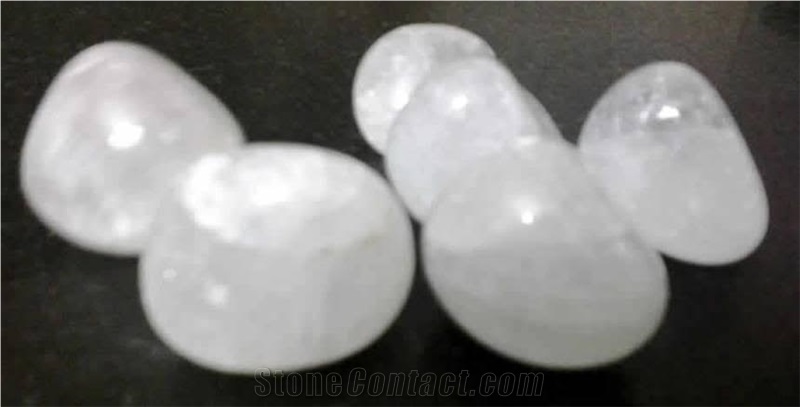 Onyx3, White Stone Pebble & Gravels