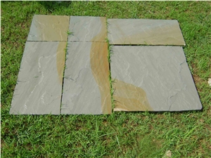 Sandstone Karishma Tiles, Grey Sandstone Floor Tiles, French Pattern