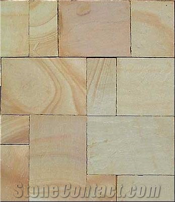 Sandstone Mint Multi Tiles & Slabs, Pattern Tiles