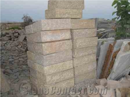 Sandstone Multi Yellow Steps, Stairs, Stair Risers