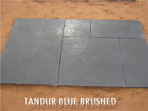 Tandoor Blue Limestone Pavers & Cube Stone, Blue Limestone Cobble Stone