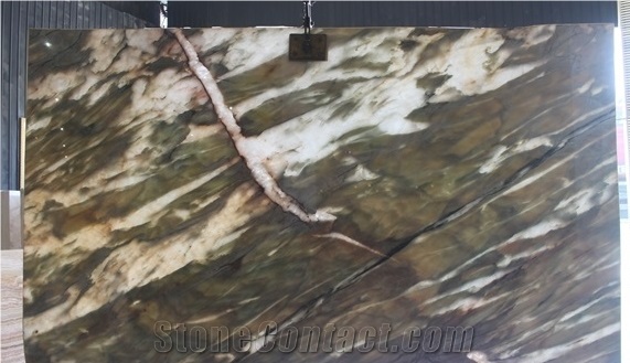Alexandrita Quartzite Slabs & Tiles, China Green Translucent Quartzite