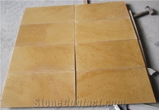 Armenia Gold Limestone, Yellow Limestone Slabs & Tiles
