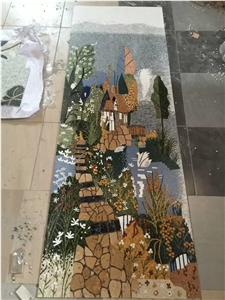 Beautiful Chinese Art Mosaic Flooring Artico Marble Medallion Floor Medallion