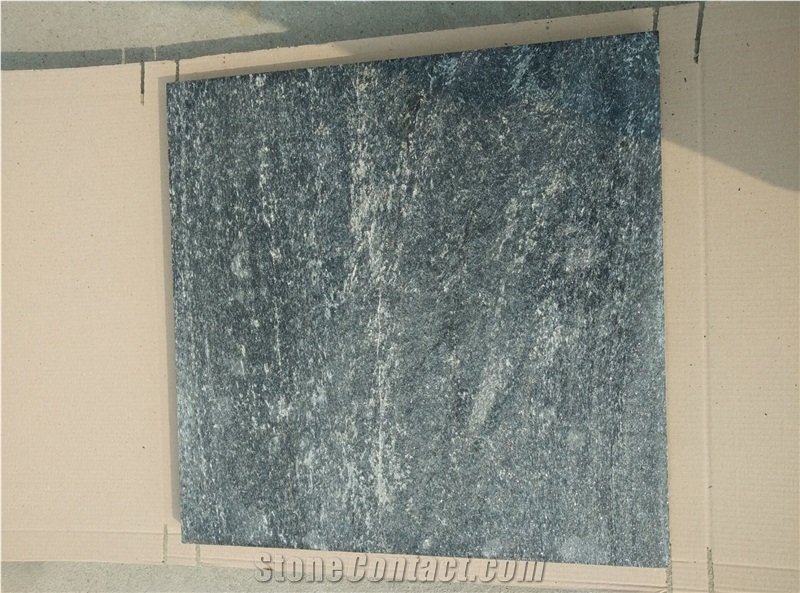 Black Quartzite Famed Slabs & Tiles, China Natural Quartzite