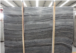 Cheap Anqitue Black Forest Wooden Marble Slab