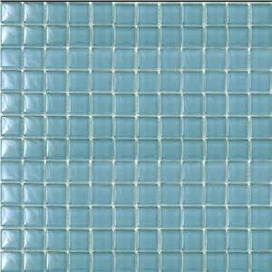 Cheap Made in China Pattern Decoration Blue Glass Mosaic for Swimming Pool Tile