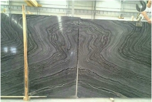 Cheapest Anqitue Wooden Black Forest Marble, Wooden Marble Slabs