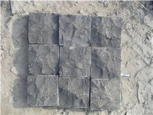 China Black Quartzite Tiles Natural Split
