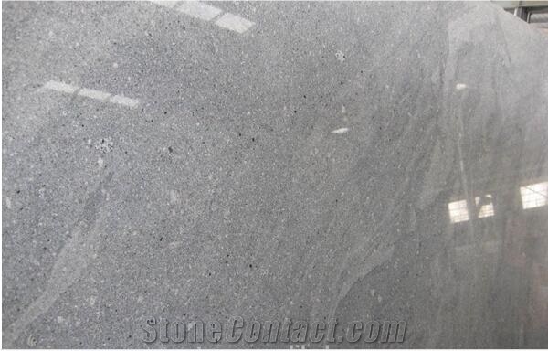 China Dark Steel Grey Granite Slabs & Tiles