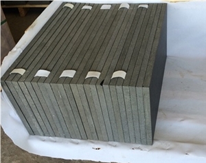 China Hainan Black Basalt Tiles & Slab for Floor and Wall, Honed Tiles