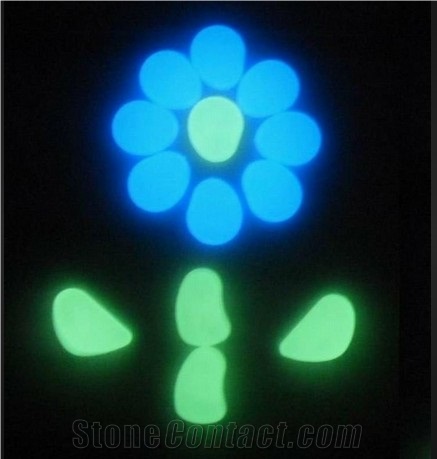 China Suppliers Photoluminescent Luminous Pebble Stone