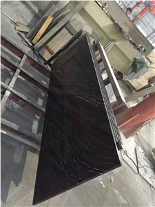 Chinese Hot Sale Black Forest Marble Countertops, Black Marble Kitchen Countertops