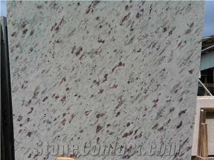 Galaxy White Granite Polished Slab & Tile, Indian White Granite