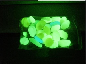 Glow Pigment Stone, Luminous Pebbles, Photoluminescent Stones