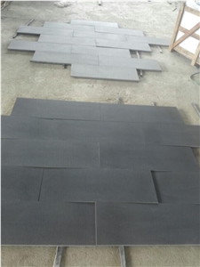 Hainan Black Honed Basalt Stone Slabs & Tiles, China Black Basalt