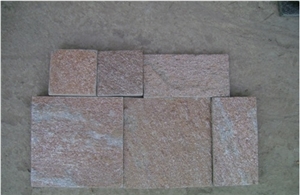 High Quaility Pink Quartzite Floor Tiles