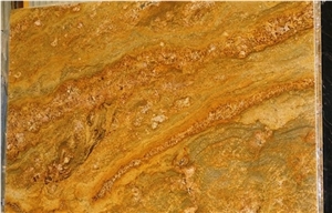 Imperial Gold Granite Slabs, India Yellow Granite