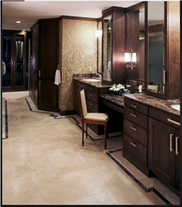 Luxury Dark Emperador Marble Vanity Top Bath Top