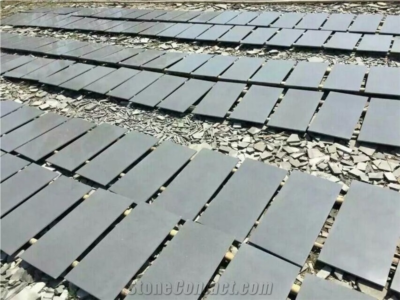 Natural Cheap Grey Andesite Stone in Basalt Type for Slabs and Tiles Pavers