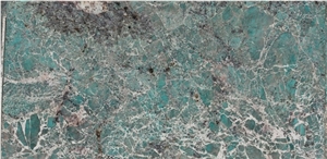 Ocean Ice Blue Quartzite Slabs, Amazon Green Quartzite Slabs, Blue Luxury Stone