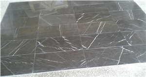 Pietra Grey Marble Slab & Tile, China Black Marble