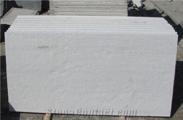 Pure White Quartzite Tiles, China White Quartzite