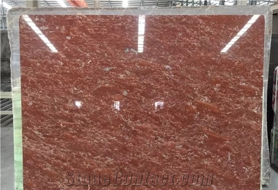 Rojo Coral Marble Tiles or Slabs Rossa Wall and Floor Marble Rosso Marble