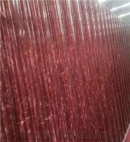 Rojo Coral Marble Tiles or Slabs Rossa Wall and Floor Marble Rosso Marble