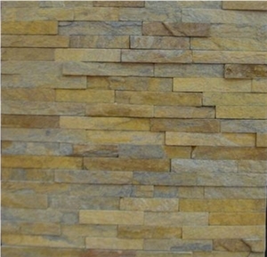 Rustic Quartzite Outdoor Stone Wall Pattern, Cultured Stone