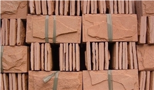 Sandstone Mushroom Stone, Split Tiles, Wall Cladding Panel, Decorative Natural Stone