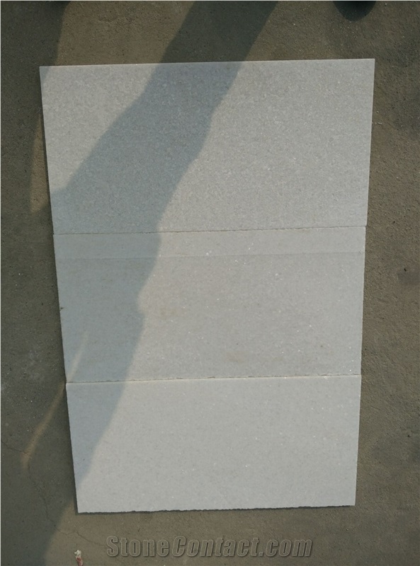 White Quartzite Flamed Tiles & Slabs, China Natural White Quartzite