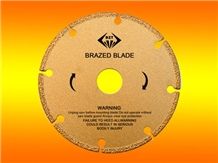 Brazed Diamond Dry Stone Cutting Blade, Saw Blade