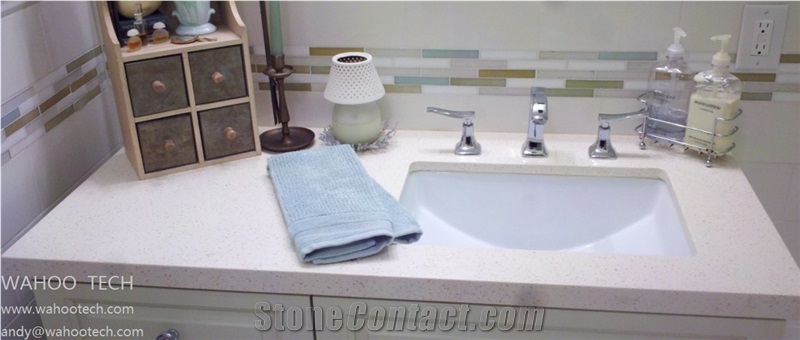 Engineered Quartz Stone Bath Tops/Engineered Quartz Stone Bathroom Vanity Tops/Engineered Quartz Stone Bathroom Countertops/Color Close Caesarstone Vanity Top/Color Close Cambria Quartz Bath Top