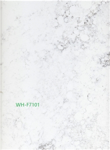 White Wh-F7123 Engineered Quartz Stone Slabs/White Engineered Quartz Stone Tiles/White Engineered Quartz Stone/Color Close Cambria Quartz Stone/Color Close Caesarstone Quartz Stone