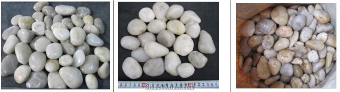 China Natural Pebble Stone, River Stone, Gravel, Polished, Honed, Tumbled Pebble, White, Mix Color, 7-10mm, 10-14mm, 16-20mm, 20-30mm, 30-40mm,Mixed Pebble Stone, River Stone