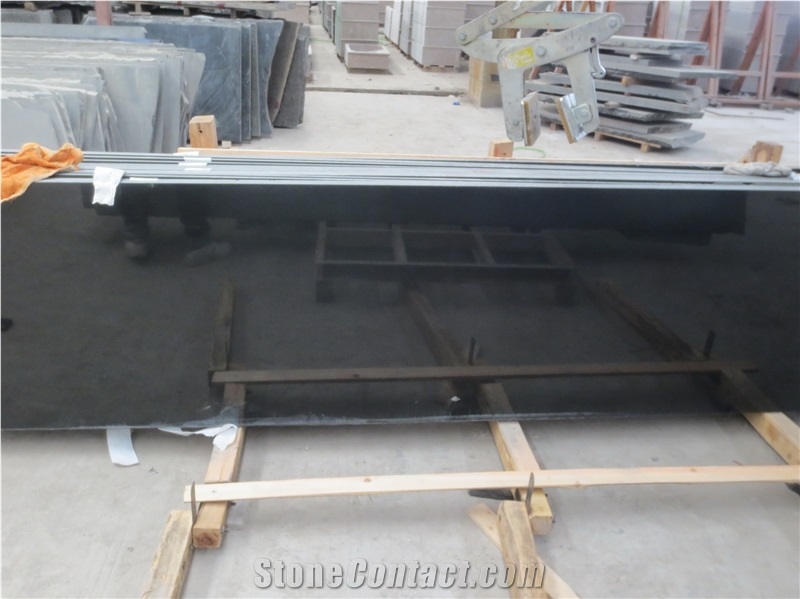 Hot Sale High Quality China Mongolia Black Granite Flag Slab