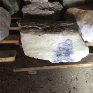 Jade Stone, Raw Boulders, White Stone Blocks