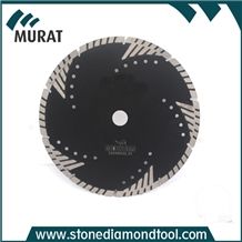 Teeth Protected Wet Cutting Diamond Saw Blade for Stone