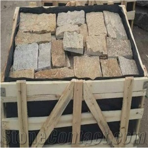 Beige Limestone Cube Stone Facade Manufacturer Price
