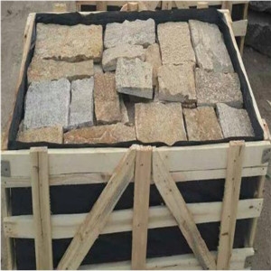 Beige Limestone Cube Stone Facade Manufacturer Price