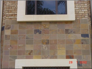 African Multicolor Slate Floor Tiles, Wall Tiles