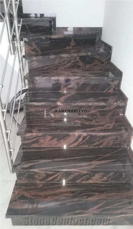 Himalayan Blue Granite Stairs, Steps and Risers