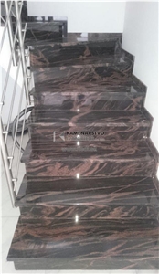 Himalayan Blue Granite Stairs, Steps and Risers