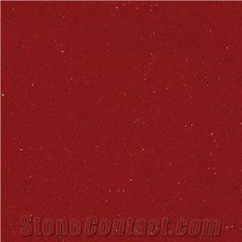 Caesarstone Red Shimmer Quartz Kitchen Countertops