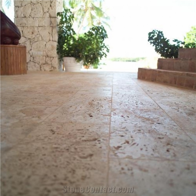 Caribbean Coral Stone Wall and Floor Covering