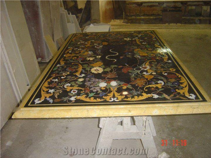 Marble Inlay Tabletop
