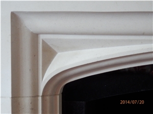 Custom Carved Fireplaces, Cadeby White Limestone Fireplaces