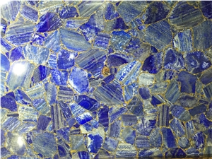 Lapislaszuli Slab - Semi Precious Gemstone Semiprecious Tile & Slab